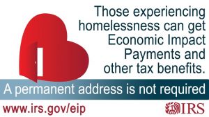 Economic Payment for Homeless Flyer